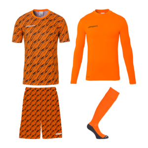Ensemble de gardien Progressive (orange fluo) - Senior